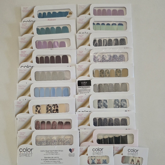 Huge ColorStreet Bundle 18 Sets & 2 Accent Set BRAND NEW Rare Discontined Sets - Picture 3 of 3